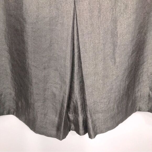 Ann Taylor Olive Gray Shimmer Pencil Skirt - Picture 9 of 13